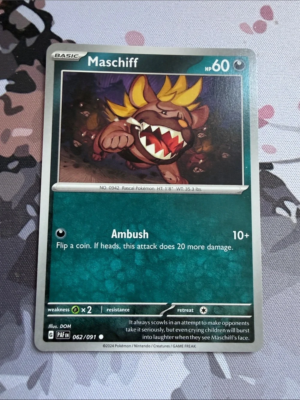 Maschiff & Mabosstiff Collection Lot | 5 Pokémon Cards | ✨5/$25✨